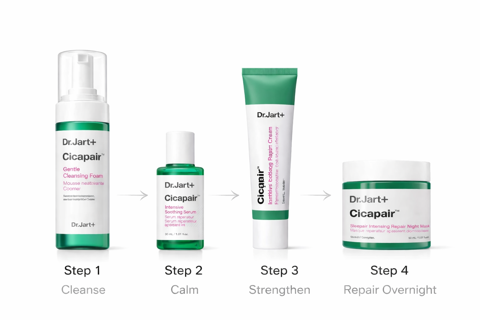 Dr.Jart+ Cicapair Barrier Rescue 4-Step Set