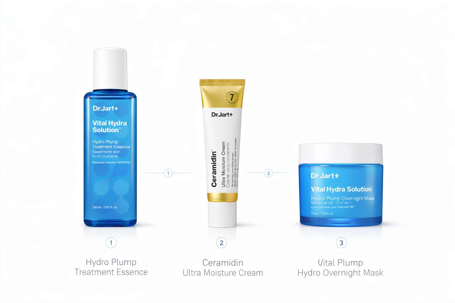 Dr.Jart+ Vital Hydra Plump Overnight 3-Step Set