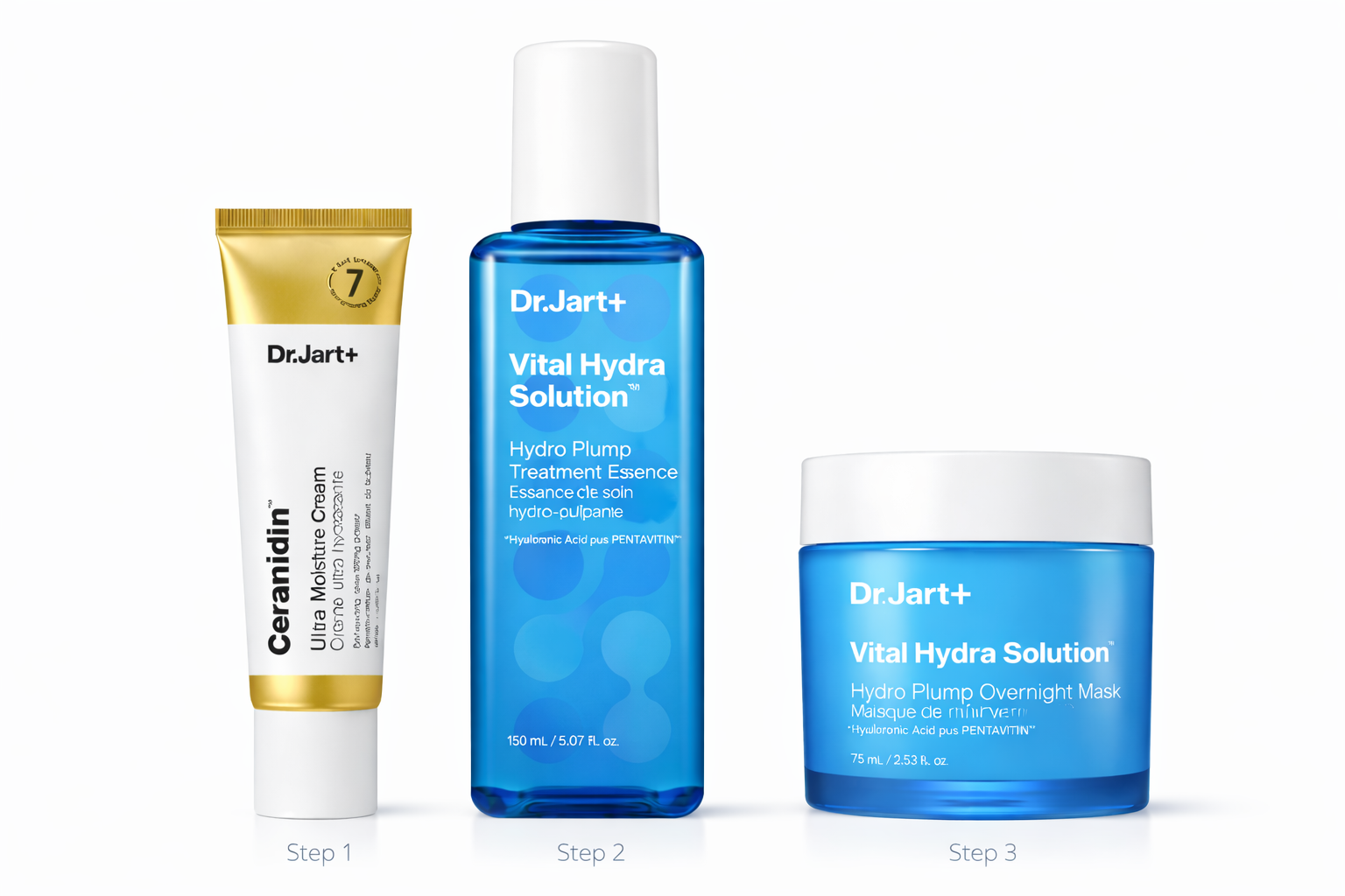 Dr.Jart+ Vital Hydra Plump Overnight 3-Step Set