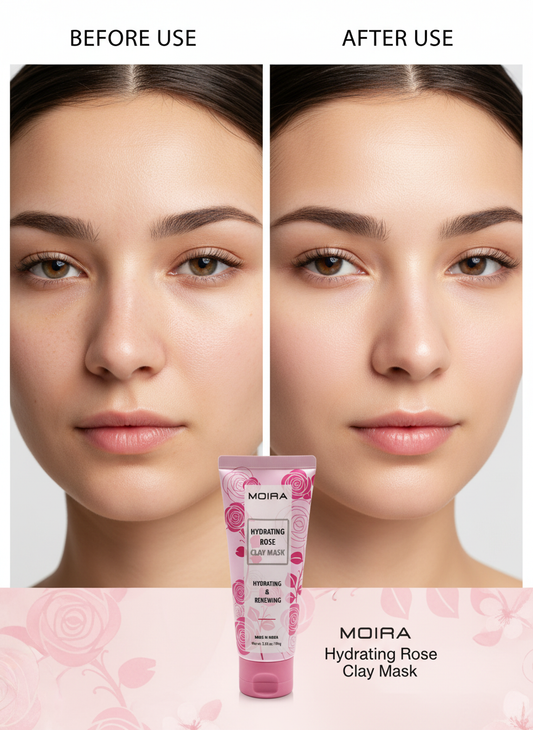 MOIRA Hydrating Rose Clay Mask – Hydrating & Renewing (80g)