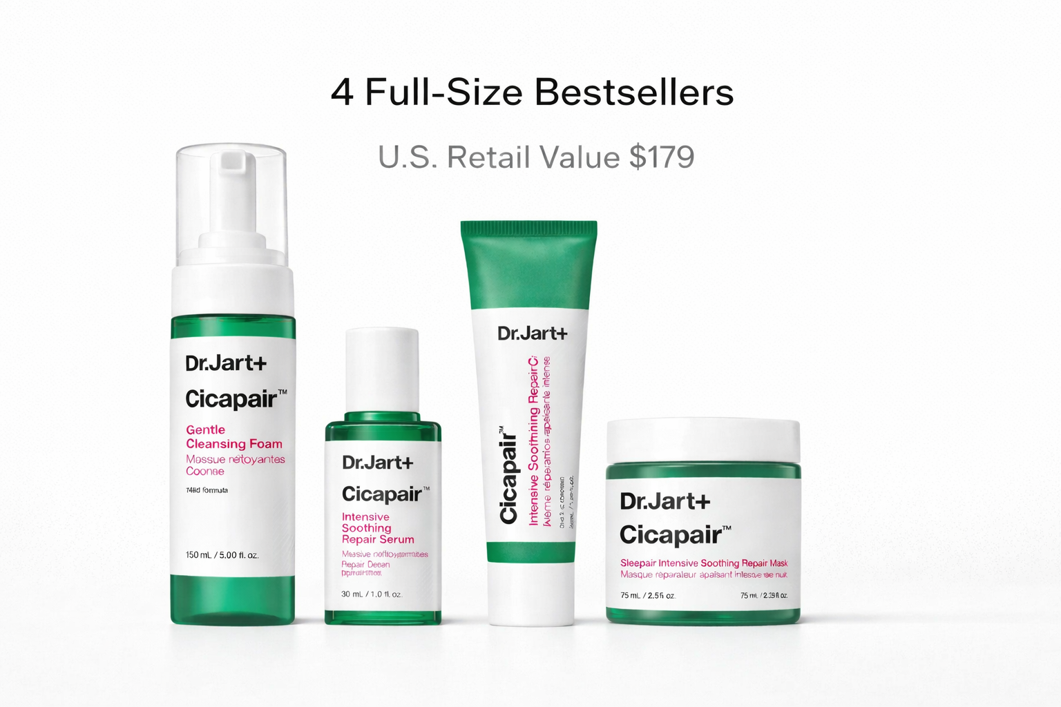 Dr.Jart+ Cicapair Barrier Rescue 4-Step Set