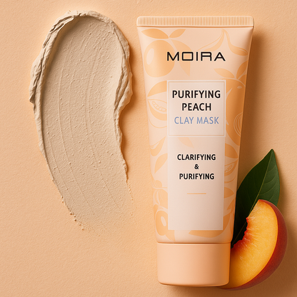 MOIRA Purifying Peach Clay Mask – Deep Cleansing & Clarifying Treatment | Bliss Aura