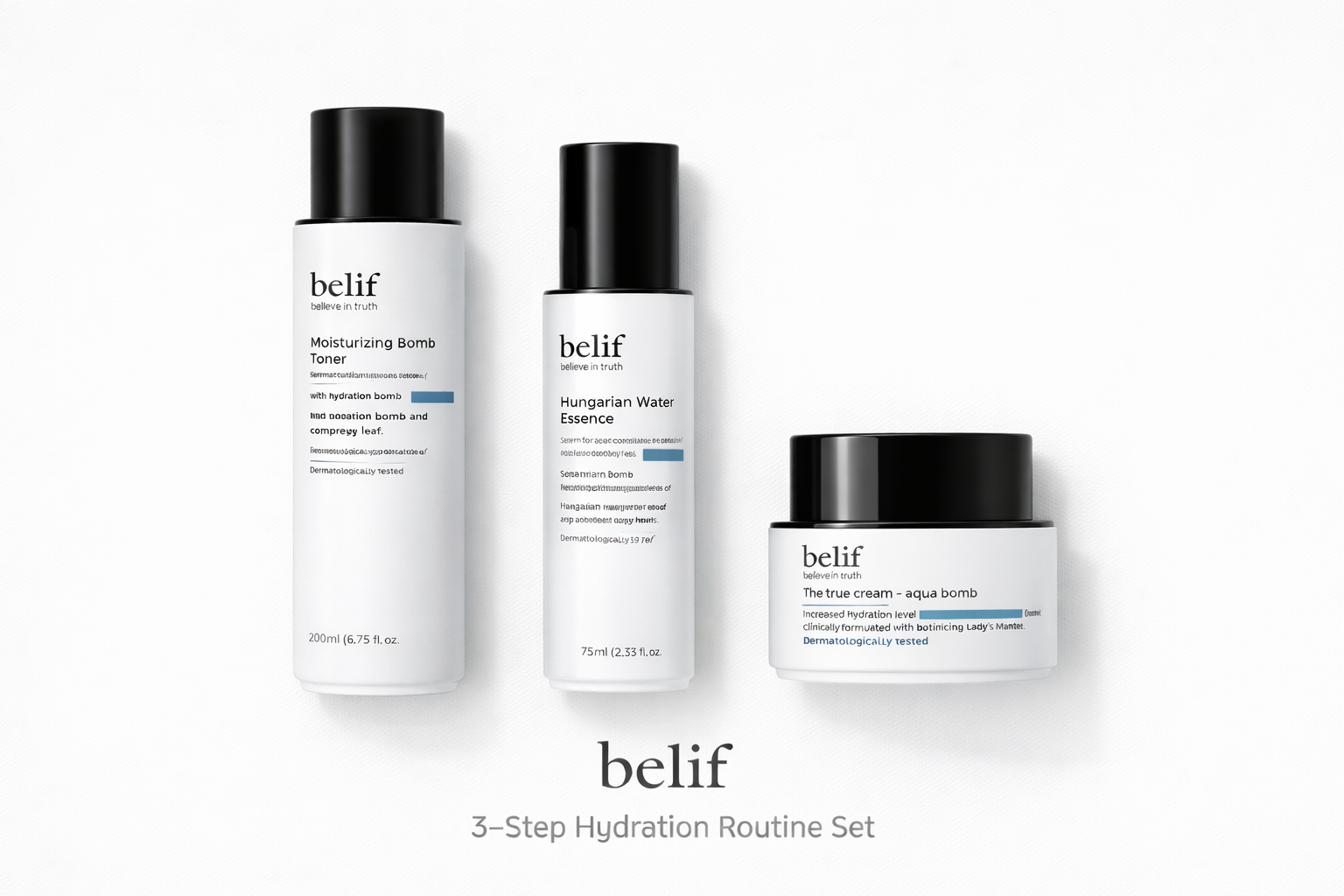 belif 3-Step Hydration Routine Set