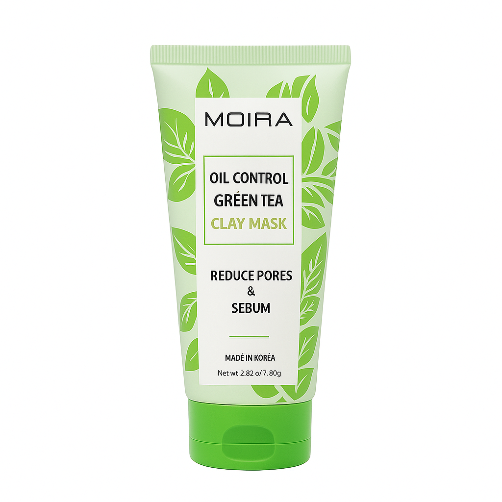 MOIRA Oil Control Green Tea Clay Mask – Pore Minimizing & Sebum Control (80g)