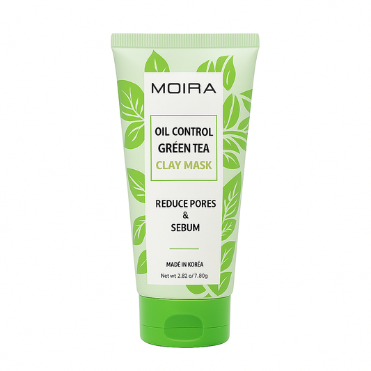 MOIRA Oil Control Green Tea Clay Mask – Pore Minimizing & Sebum Control (80g)