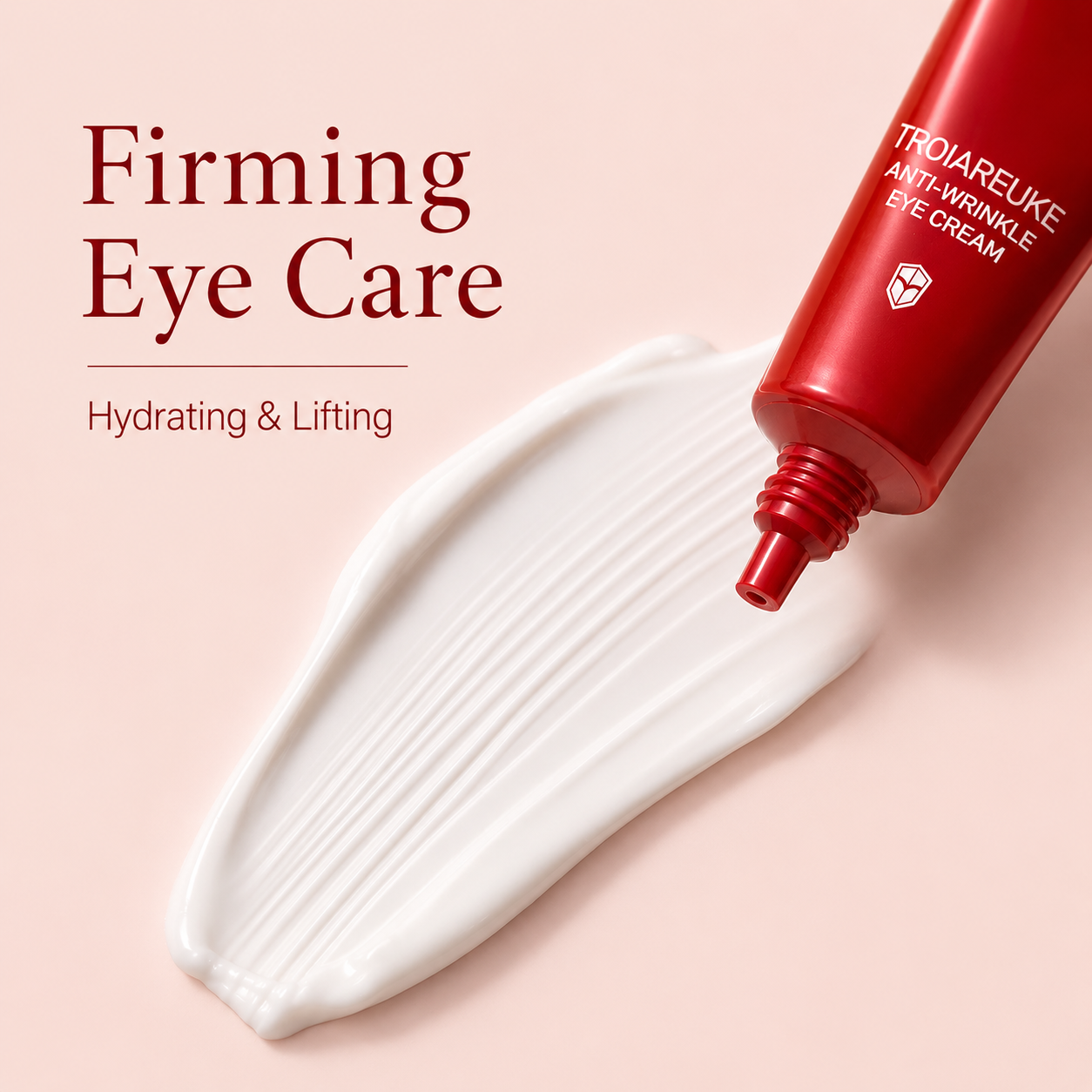 TROIAREUKE Anti-Wrinkle Eye Cream 25ml + 25ml [1+1] Korean Firming & Hydrating Eye Care