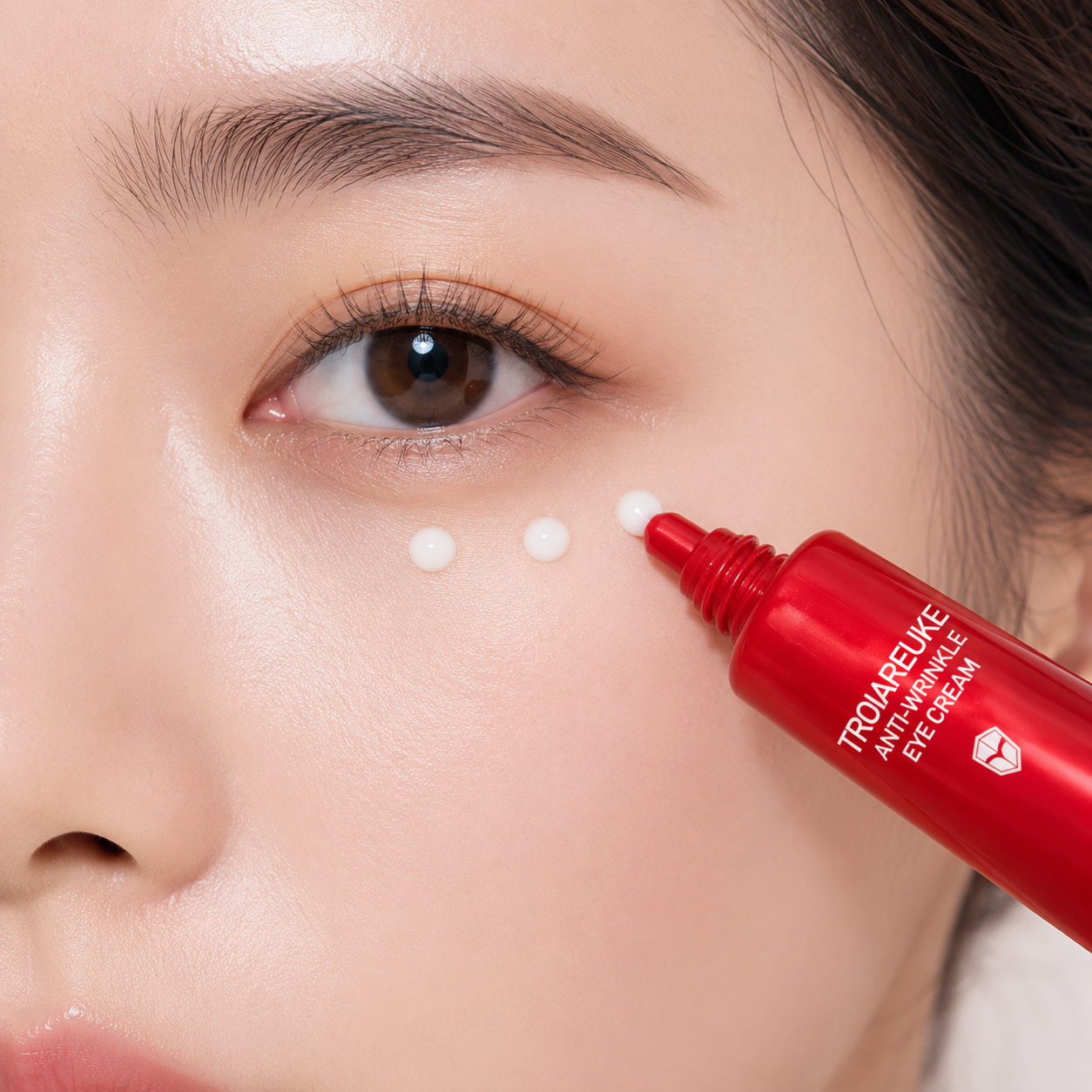 TROIAREUKE Anti-Wrinkle Eye Cream 25ml + 25ml [1+1] Korean Firming & Hydrating Eye Care
