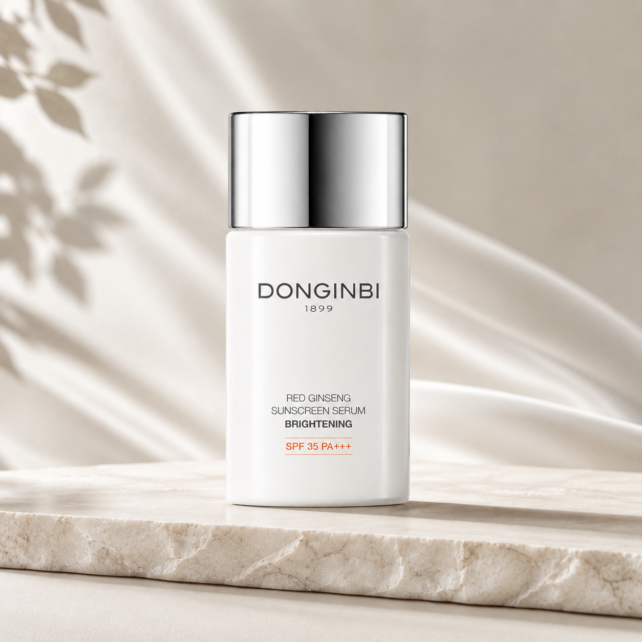 DONGINBI Red Ginseng Sunscreen Serum Brightening SPF35 PA+++ 50ml K-Beauty Tone Up Sun Serum